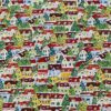 100% Cotton Christmas Digital Printed Fabric — DIY Holiday Sewing Cloth