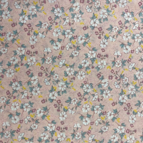 100% Cotton Reactive Printed Ethnic Floral Fabric — Lightweight & Skin-Friendly