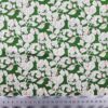 100% Cotton Reactive Printed Leaf Pattern Fabric — Soft & Breathable