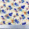 100% Cotton Reactive Printed Small Floral Poplin Fabric — Light & Breathable