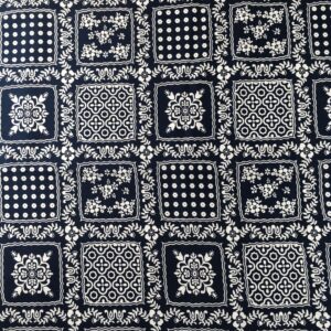 100% Cotton Reactive Printed Checked Fabric — Versatile & Stylish for Men’s Apparel