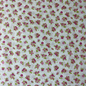 100% Cotton Reactive Printed Fresh Floral Fabric — Soft & Lightweight