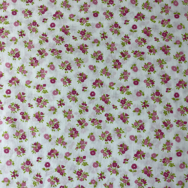 100% Cotton Reactive Printed Fresh Floral Fabric — Soft & Lightweight