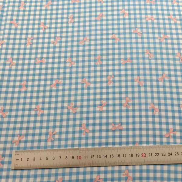 100% Cotton Digital Printed Plaid Fabric — Stylish & Soft for Apparel