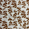 100% Cotton Leaf Print Poplin Fabric — Soft, Breathable & Reactive-Dyed