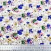 100% Cotton Reactive Printed Small Floral Poplin Fabric — Light & Breathable