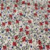 100% Cotton Reactive Printed Pastoral Small Floral Fabric — Soft & Breathable for Summer Apparel