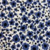 100% Cotton Reactive Printed Floral Fabric — Lightweight & Breathable