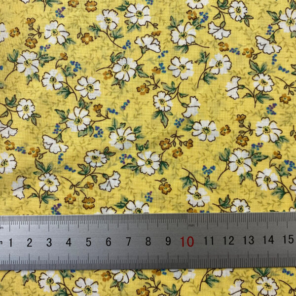 100% Cotton Reactive Printed Ethnic Floral Fabric — Lightweight & Skin-Friendly
