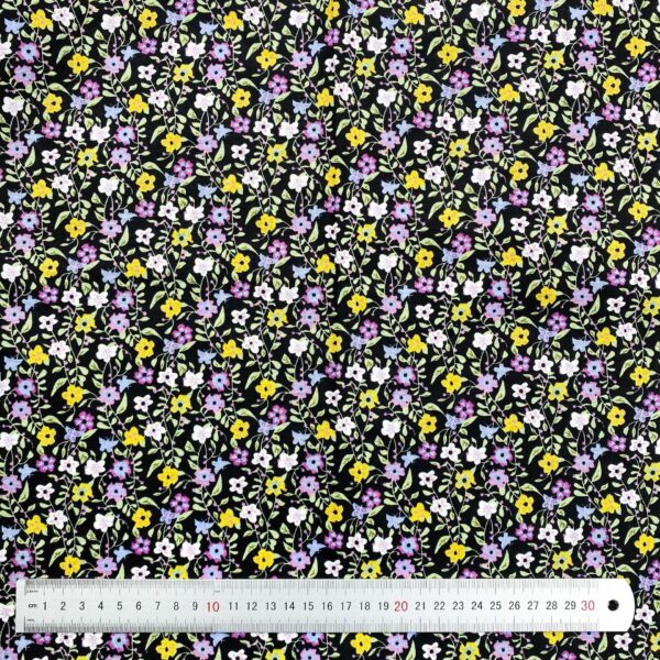 100% Cotton Woven Floral Fabric — Lightweight & Breathable for Kidswear