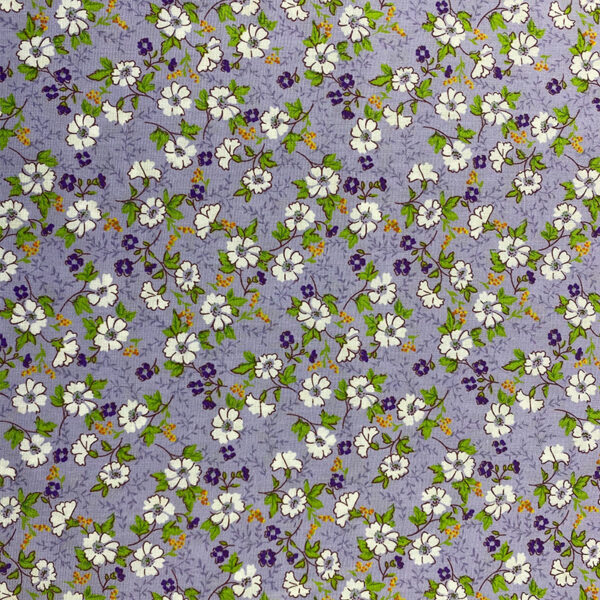 100% Cotton Reactive Printed Ethnic Floral Fabric — Lightweight & Skin-Friendly