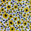 100% Cotton Reactive Printed Floral Fabric — Lightweight & Breathable
