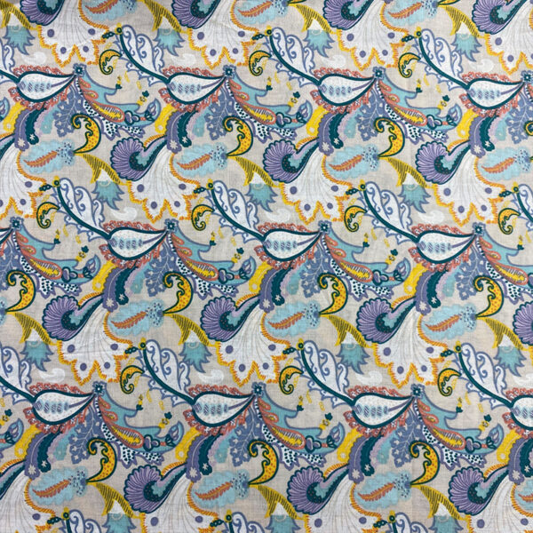 100% Cotton Brooch Print Reactive Fabric — Lightweight & Stylish