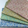 Country-Style Cotton Poplin Fabric — Mini Floral Print Material