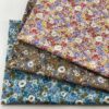 Lightweight Printed Cotton Poplin Fabric for DIY Clothing — Vintage Pastoral Floral Style
