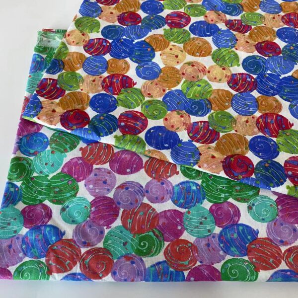 Balloon Print Cotton Poplin Fabric for Dresses and Kidswear