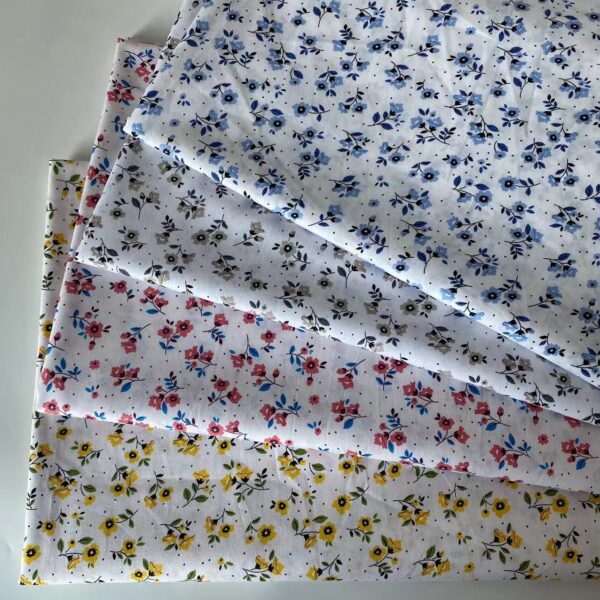 Tiny Floral Cotton Poplin Fabric for Dresses & Kidswear