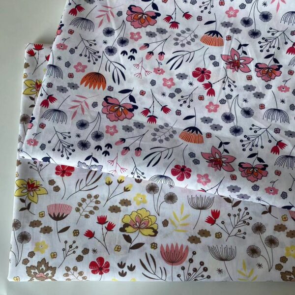 Mini Floral Cotton Poplin Fabric for Dresses & Kidswear