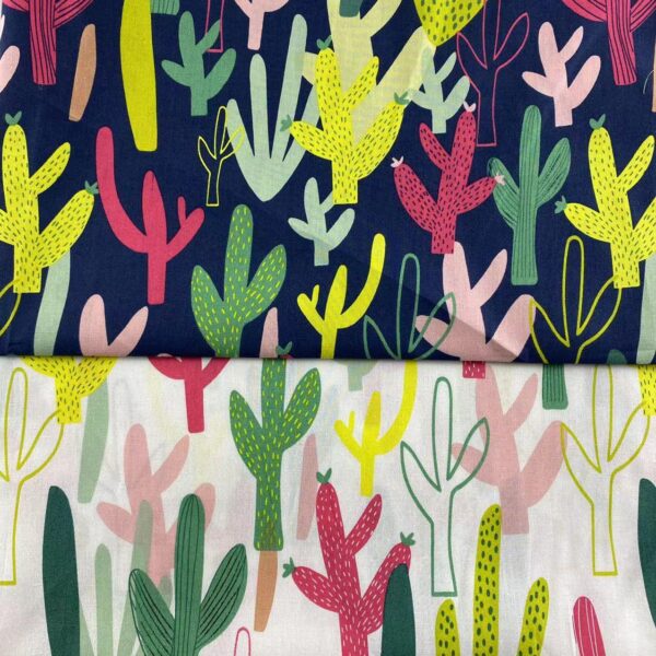 主图-01 100% Cotton Poplin Cactus Floral Printed Fabric — JXL-FB-0589