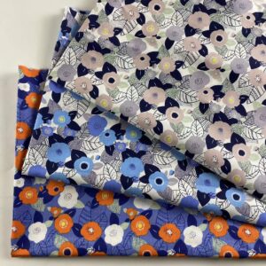 100% Cotton Poplin Small Floral Printed Fabric