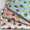 100% Cotton Poplin Fruit Print Fabric — Soft, Breathable & Summer-Ready