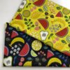 100% Cotton Poplin Fruit Floral Fabric — Soft, Breathable & Summer-Ready