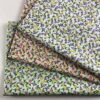 100% Cotton Poplin Small Sprig Floral Print Fabric — Lightweight & Colorfast