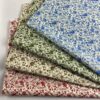 Premium Cotton Poplin Mini Floral Print Fabric — Soft & Colorfast for Spring/Summer Apparel