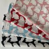 100% Cotton Reactive Cartoon Bunny Printed Fabric — Soft & Kid-Safe Poplin