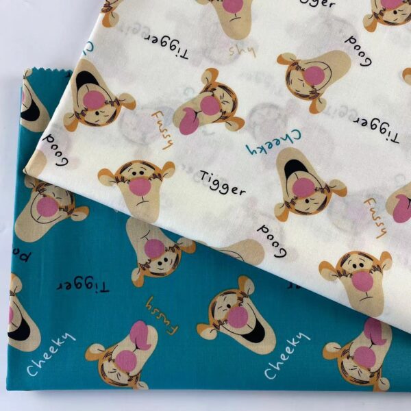 100% Cotton Cartoon Printed Poplin Fabric — Soft & Breathable for Kidswear