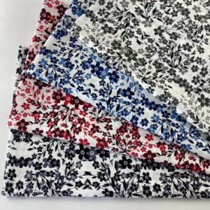 100% Cotton Reactive Printed Poplin Fabric — Smooth, Breathable & Colorfast