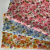 Small Floral Cotton Poplin Fabric – 100% Cotton Reactive Print for Dresses, Kidswear & Summer Pants