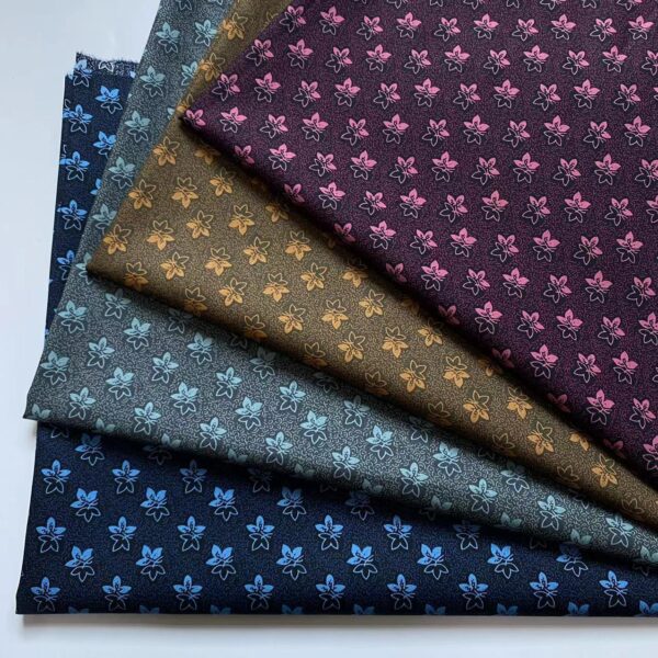 Vintage Cotton Printed Shirting Fabric – 100% Cotton Reactive Print Poplin for Men’s Shirts