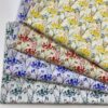 Country Garden Cotton Poplin Printed Fabric – 40s Reactive Dyed Small Floral Cloth for Dresses & Loungewear