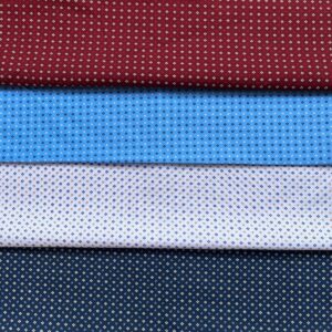 100% Cotton Printed Poplin Fabric — Geometric Pattern DIY Sewing Material