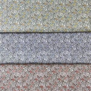 Korean Floral Cotton Poplin Fabric — DIY Craft & Shirt Material