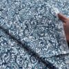 Vintage Paisley Cotton Poplin Fabric — DIY, Shirt & Headscarf Material