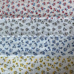 Tiny Floral Cotton Poplin Fabric for Dresses & Kidswear