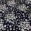 主图-02 100% Cotton Poplin Black & White Small Floral Fabric — Lightweight Apparel Use
