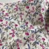 Soft Cotton Poplin Floral Print Fabric — Lightweight Material for Summer Apparel