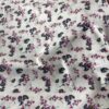 100% Cotton Reactive Printed Floral Fabric — Smooth & Breathable Poplin