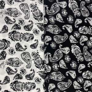 100% Cotton Geometric Reactive Printed Fabric — Lightweight & Breathable for Summer Apparel