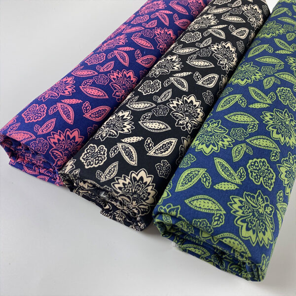 100% Cotton Printed Poplin Fabric — Soft, Smooth & Colorfast