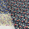 100% Cotton Vintage Oil-Painting Style Printed Fabric — Elegant Reactive Print for Summer Dresses