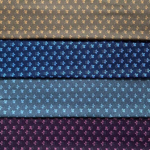 Vintage Cotton Printed Shirting Fabric – 100% Cotton Reactive Print Poplin for Men’s Shirts