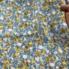 40s Pure Cotton Poplin Printed Fabric – Small Floral Pattern for Shirts, Bags & DIY Projects