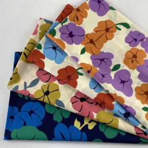 Morning Glory Printed Cotton Fabric – 100% Cotton for Pants, Bags & Crafts