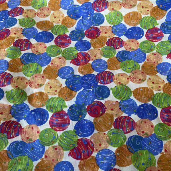 Balloon Print Cotton Poplin Fabric for Dresses and Kidswear