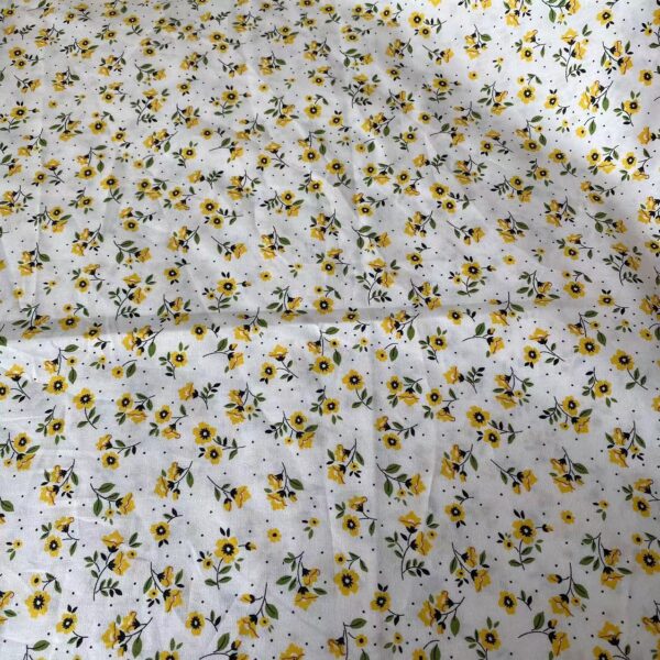 Tiny Floral Cotton Poplin Fabric for Dresses & Kidswear
