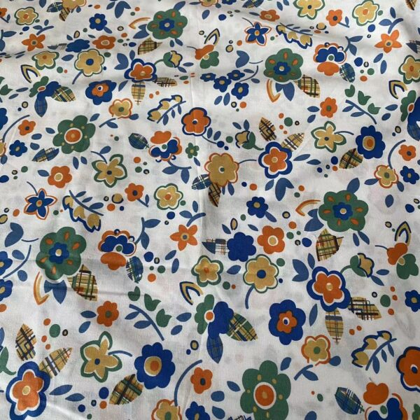 Tiny Floral Cotton Poplin Fabric for Dresses & Kidswear